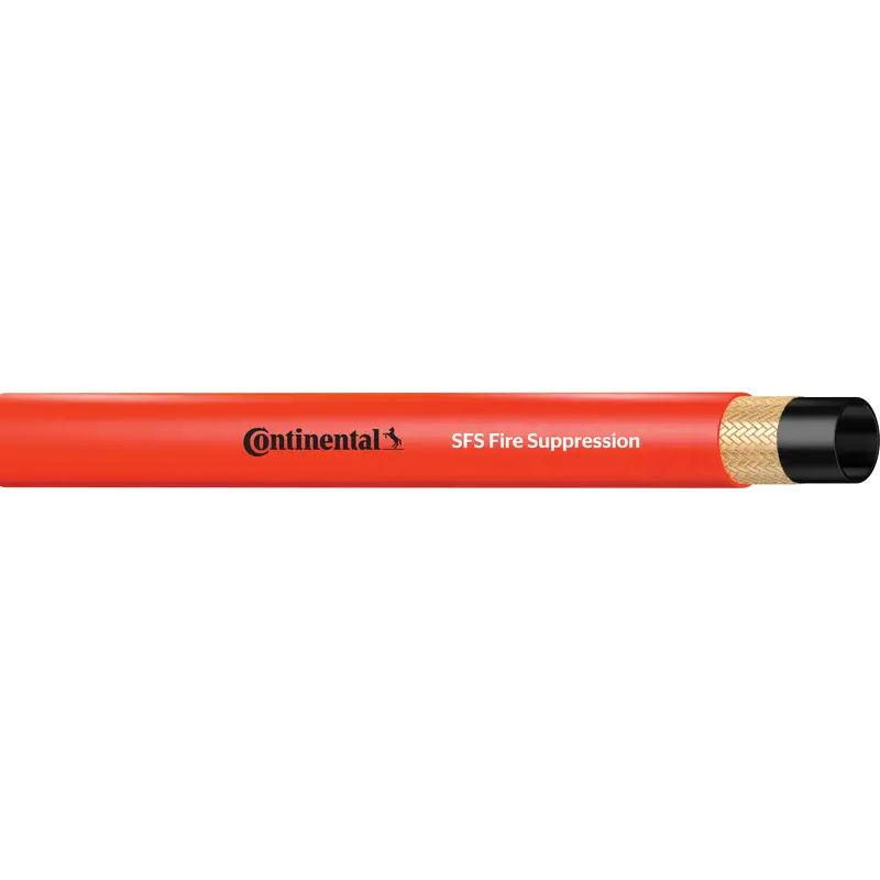 Sfs-04X250 : Continental Hose, Sfs Series, Fire Suppression, 0.25 (1/4") Id, 2750 Rated, 250Ft Reel 1