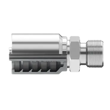 Sg-Bpm-1212 : Continental Hose Fitting, 0.75 (3/4") Hose Id, 3/4-14 Male Bspp, Straight, Rigid Connection 1