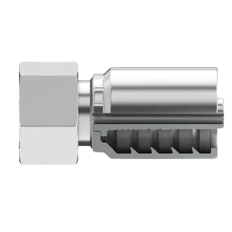 Sg-Dlfx-1636 : Continental Hose Fitting, 1 Hose Id, 36X2.0 Female Din Light, Straight, Swivel Connection 1