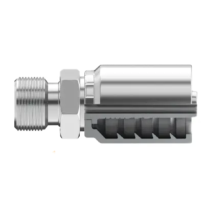 Sg-Dlm-1230 : Continental Hose Fitting, 0.75 (3/4") Hose Id, 30X2.0 Male Din Light, Straight, Rigid Connection 1