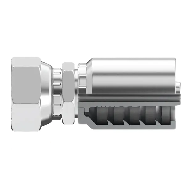 Sg-Jcfx-1616St : Continental Hose Fitting, 1 Hose Id, 1-5/16-12 Female Jic, Straight, Swivel Connection 1