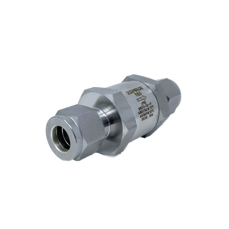 Shcv2-F-8N-5P : Superlok Inline Check Valve, 1/2" Fnpt, 5Psi Cracking, 4600Psi, 316Ss 2