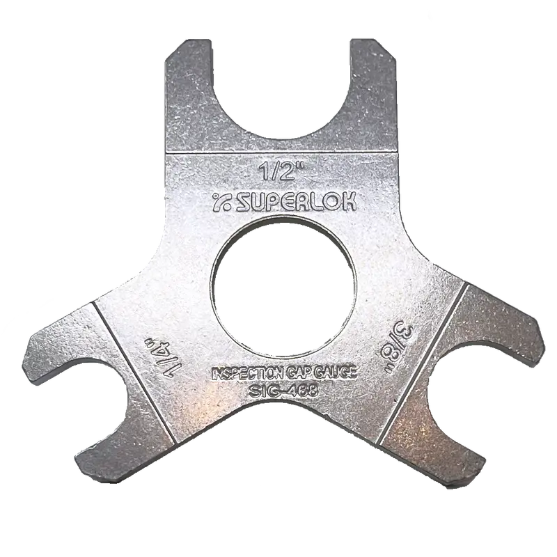 Sig-468-S316 : Superlok 1/4", 3/8", 1/2" Tubing Gap Inspection Gauge 1