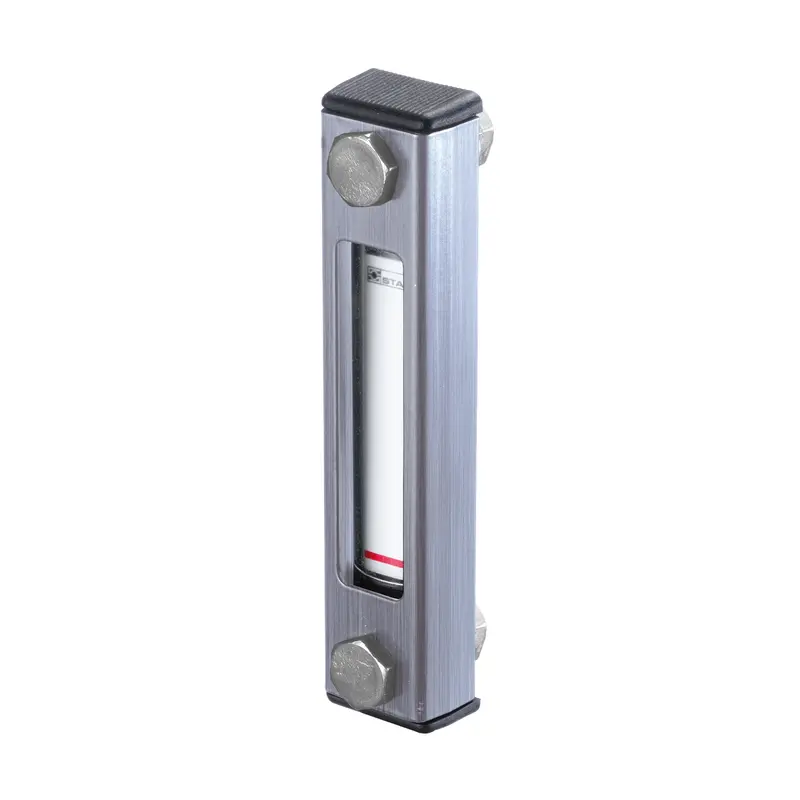 Sna-127-B-S-T-12 : Stauff Level & Temp Gauge, 5" Length, Buna, Stauff Logo, With Thermometer, 12Mm Bolts 1