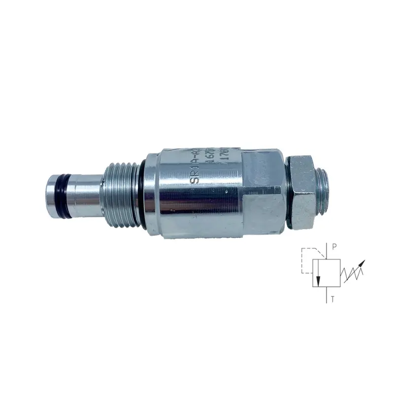 Sr1a-A2/L16s-A : Argo Relief, Poppet Type, Direct Acting, 8 Gpm, 5100Psi, Allen Key, Range To 2320Psi, C-8-2 Cavity 1