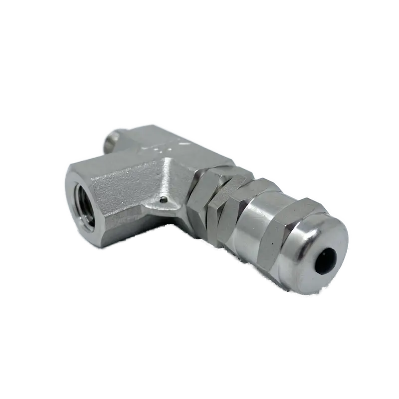Srvh-Mf-4N-N : Superlok Inline Relief Valve, 1/4" Mnpt X 1/4" Fnpt, Buna N O-Ring, 6000Psi, 316Ss, No Spring 2
