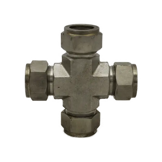 Ss-In2650-02-02-02-02-Ohi : Ohi Adapter, 0.125 (1/8") Tube - 0.125 (1/8") Tube - 0.125 (1/8") Tube 1