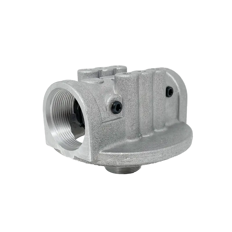 Ssf-180-B1.7-1 : Stauff Ssf Spin-On Filter Head, 80 Gpm, 200Psi, #24 Sae (1.5"), With Bypass, All Clogging Indicator Ports Drilled 1