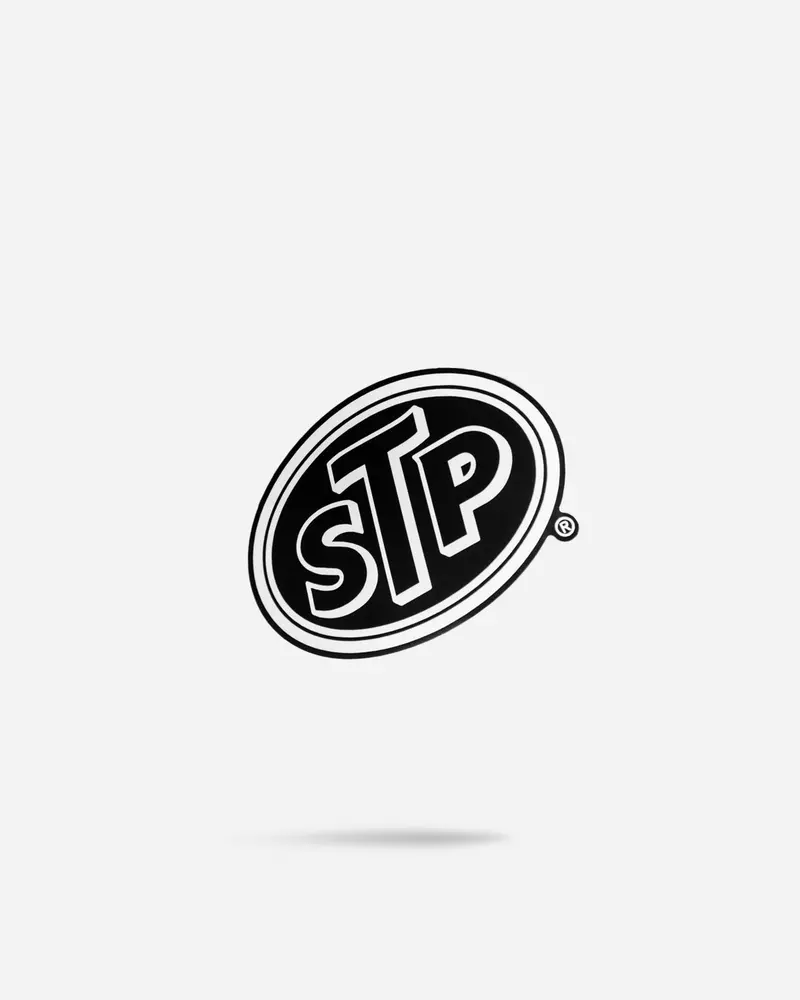 Stp Classic Logo Black Sticker 1