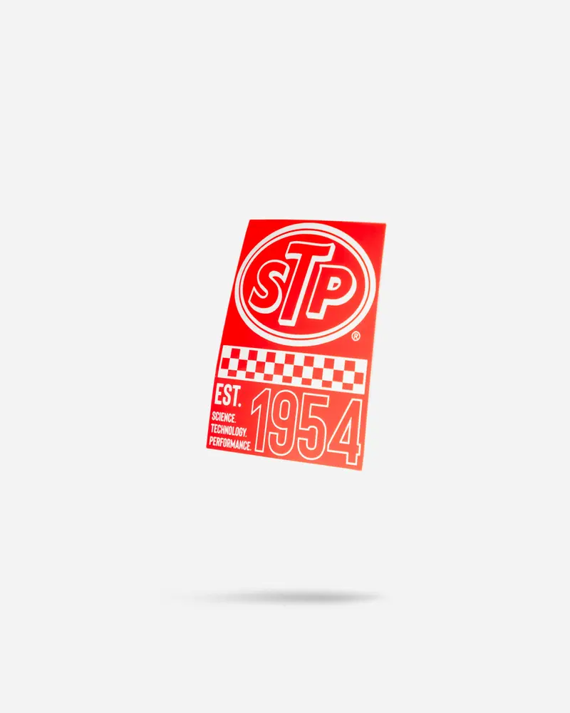 Stp Red 1954 Logo Sticker 1