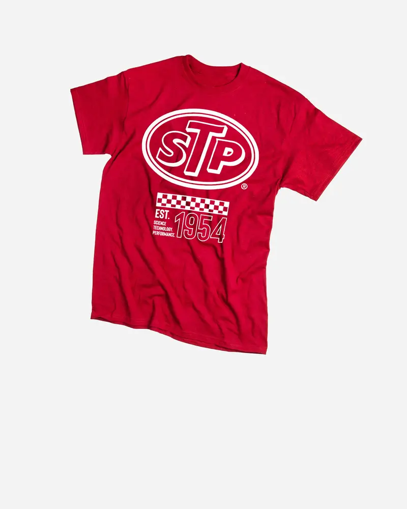 Stp Red Racing Flag T-Shirt 1