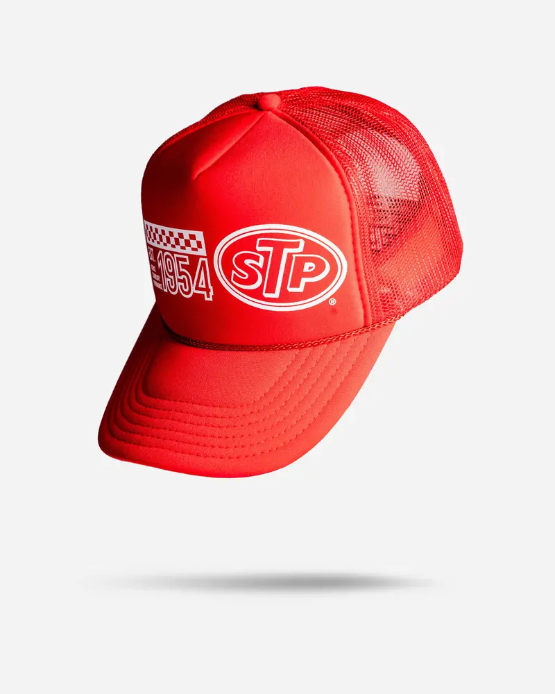 Stp Red Trucker Hat 1