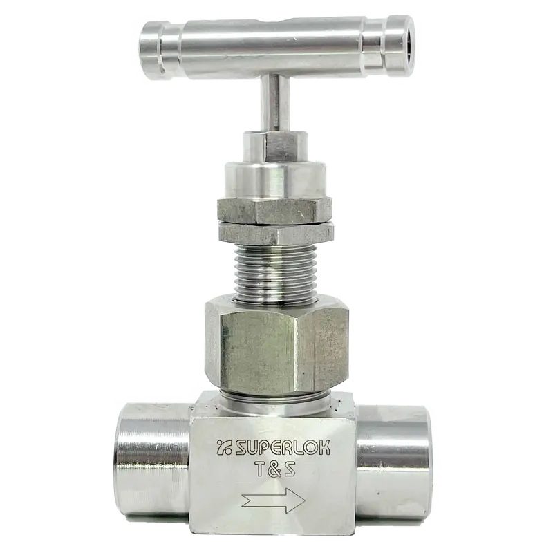 Sunv2-S-6 : Superlok Union Bonnet Needle Valve, 3/8" O.D. Tube, Ptfe Packing, Bar Handle, 6000Psi 1
