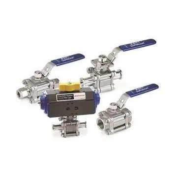 Swb3202-S-8 : Superlok Ball Valve, Swing Out, 1/2" Tube O.D, 2200Psi Swing-Out , 316Ss 1