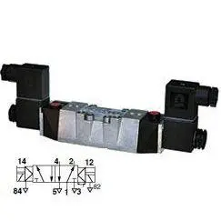 Sxe0574-A60-00-13Jb : Norgren Iso #2, 5/2 Valve, Sol/Sol (24Vdc) With Integral Flow Control 1