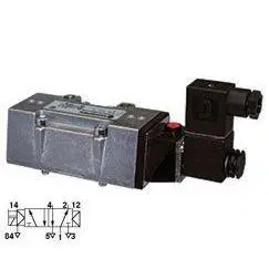 Sxe9574-A80-00-13Jb : Norgren Iso #2, 5/2 Valve, Sol/Spring (24Vdc) With Integral Flow Control 1