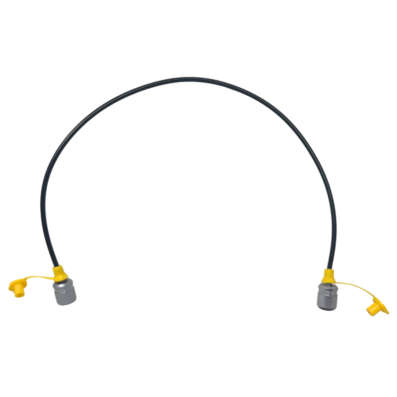 Thm1620c-25 : Anchor Test Point Hose Whips, Zinc Nickel Plated Carbon Steel M16x2 By M16x2 Test Point Ends, 9000Psi Rated, 25-Inch Length 1