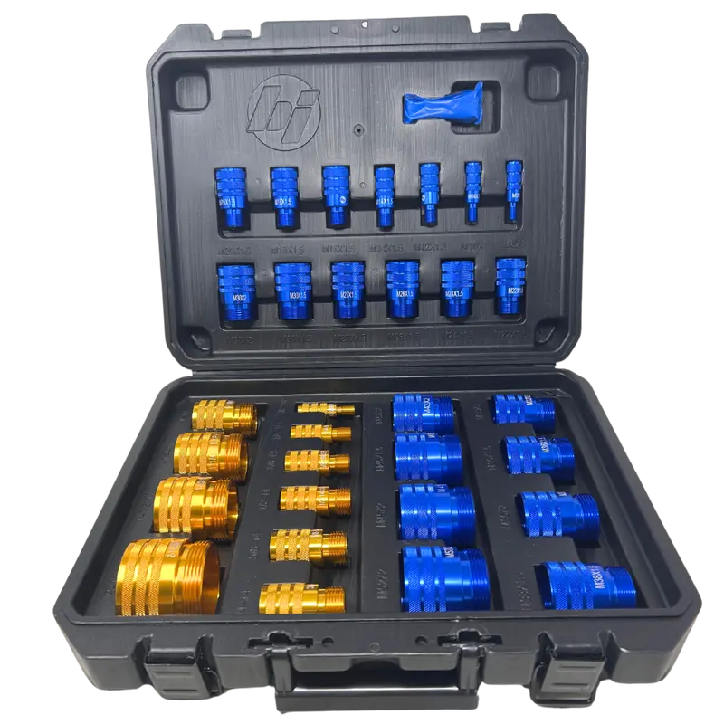 Thread Identification Kit : Brennan Thread Identification Kit For Metric & Bspp Fittings 1
