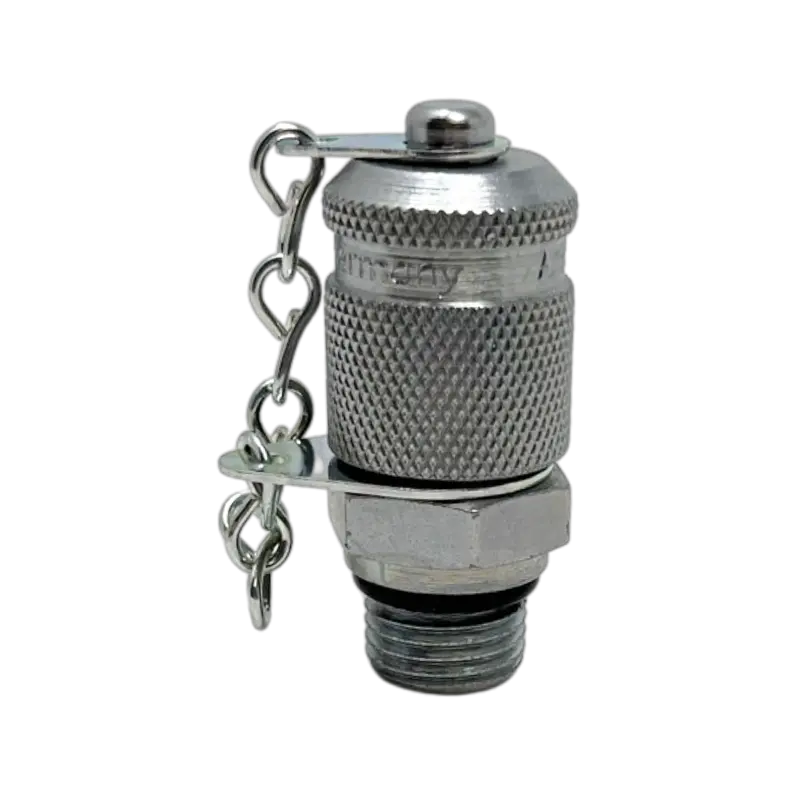 Tppm1620cbs#6 : Anchor Test Point, 9000Psi Rated, 9/16-18 (-06) Orb, Buna Seals, Zinc/Nickel Plated Carbon Steel 1
