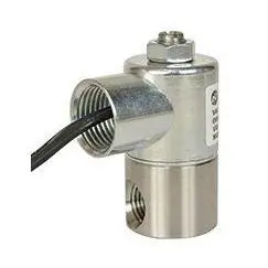 U352016-02-24Vdc : Norgren Kip Series 3, 1/4 Npt Ports, 1/2 Npt Conduit Housing, 2Wnc, Stainless Steel Body, Fluorocarbon Seal 1
