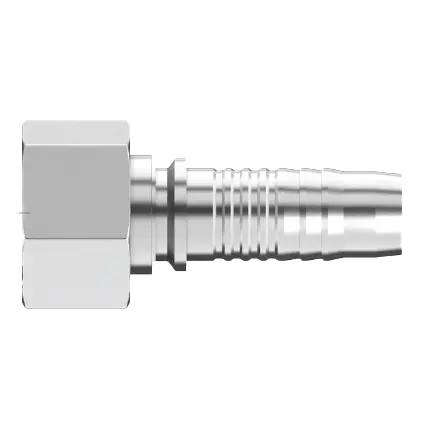 Uc-Dhfx-0622 : Continental Hose Fitting, 0.375 (3/8") Hose Id, 22X1.5 Female Din Heavy, Straight, Swivel Connection 1