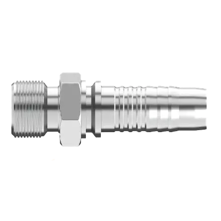 Uc-Dhm-0418 : Continental Hose Fitting, 0.25 (1/4") Hose Id, 18X1.5 Male Din Heavy, Straight, Rigid Connection 1