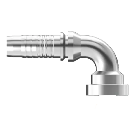 Uc-Fh90-1212 : Continental Hose Fitting, 0.75 (3/4") Hose Id,  3/4 Code 62, 90-Degree Connection 1