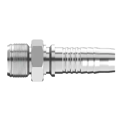 Uc-Jcm-0404 : Continental Hose Fitting, 0.25 (1/4") Hose Id, 7/16-20 Male Jic, Straight, Rigid Connection 1
