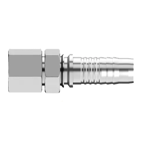 Uc-Npf-0706 : Continental Hose Fitting, 0.40625 (13/32) Hose Id, 3/8-18 Female Nptf, Straight, Rigid Connection 1