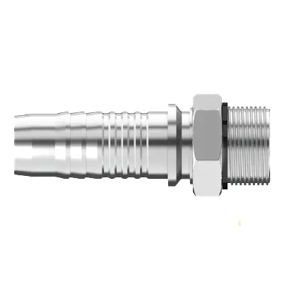 Uc-Obm-1210 : Continental Hose Fitting, 0.75 (3/4") Hose Id, 7/8-14 Male Orb, Straight, Rigid Connection 1
