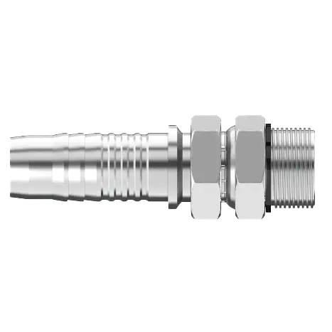 Uc-Obmx-0810 : Continental Hose Fitting, 0.5 (1/2") Hose Id, 7/8-14 Male Orb, Straight, Swivel Connection 1