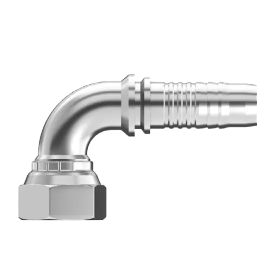 Uc-Sffx90s-0810 : Continental Hose Fitting, 0.5 (1/2") Hose Id, 7/8-14 Female Sae 45, 90-Degree, Swivel Connection 1