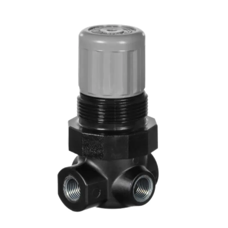 V07-200-Nnka : Norgren V07 Series, Pressure Relief Valve, 1/4" Npt Ports, Adjustable Relief Pressure 4 To 101Psi, Without Gauge 1