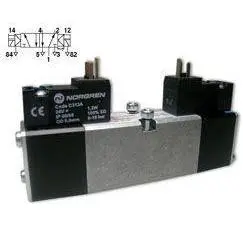 V405511d-C313b : Norgren V40 Series, 5/2 Valve, Sol/Sol (24Vdc) With Connector 1