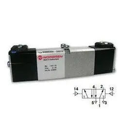 V415533a-X0020 : Norgren V41 Series, 5/2 Valve, Air/Air, With Soft Seal Spool 1