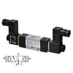 V50p411a-A218ab : Norgren V50 Series, 1/8" Npt, Two-Position, Three-Way, Dual Solenoid Actuated, 110Vac, 22Mm Standard Connector 1