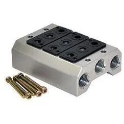 V50p503 : Norgren V5x Series 3 Station Manifold For 1/8 Npt Ported Valves 1