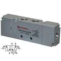 V50p5dda-Xp0200 : Norgren V50 Series, Two-Position, Five-Way Valve, Air Actuated, Air Return, 1/8 Inch Npt Ports 1