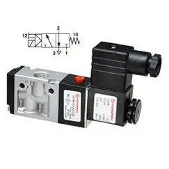 V51r417a-A213jb : Norgren V51 Series, Two-Position, Three-Way Normally Closed Valve, Solenoid Actuated, Spring Return, 24Vdc, 1/ 1