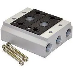 V51r502 : Norgren V5x Series 2 Station Manifold For 1/4 Npt Ported Valves 1