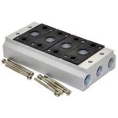 V51r504 : Norgren V5x Series 4 Station Manifold For 1/4 Npt Ported Valves 1