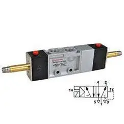 V51r611a-A2000 : Norgren V51 Series, 3-Position, 5-Way Apb Valve, Solenoid Actuated, Solenoid Return, 1/4 Inch Npt Ports 1