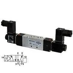 V51r611a-A218jb : Norgren V51 Series, 3-Position, 5-Way Apb Valve, Solenoid Actuated, Solenoid Return, 110/120Vac, 1/4 Inch Npt 1