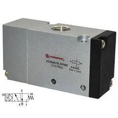 V52s4d7a-Xp0900 : Norgren V52 Series, Two-Position, Three-Way Normally Closed Valve, Air Actuated, Spring Return, 3/8 Inch Npt P 1