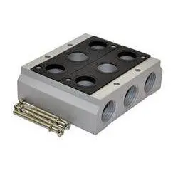 V53t502 : Norgren V5x Series 2 Station Manifold For 1/2 Npt Ports 1