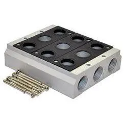 V53t503 : Norgren V5x Series 3 Station Manifold For 1/2 Npt Ports 1