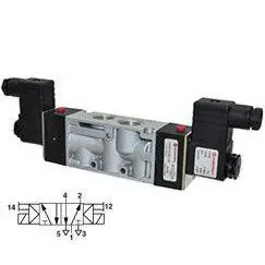 V53t511a-A218jb : Norgren V53 Series, Two-Position, Five-Way Valve, Solenoid Actuated, Solenoid Return, 110/120Vac, 1/2 Inch Npt 1