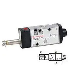 V60p417a-A2000a : Norgren V60 Series Two-Position, Three-Way Normally Closed Locking Solenoid Actuated, Spring Return 1/8 Inch N 1