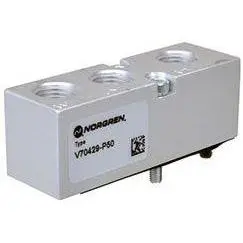 V70429-P50 : Norgren V40/V41 Series, Intermediate Supply/Exhaust Manifold, 1/8 Npt Ports 1