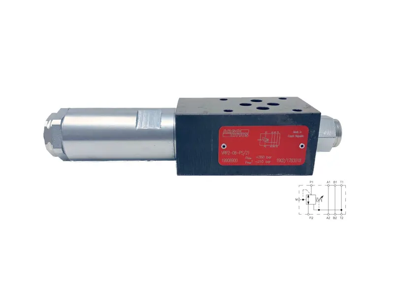 Vrp2-06-Ps/21-B : Argo Modular Pressure Reducing-Relieving Valve, Spool Type, Direct Acting, 13 Gpm, 5100Psi Rated 1
